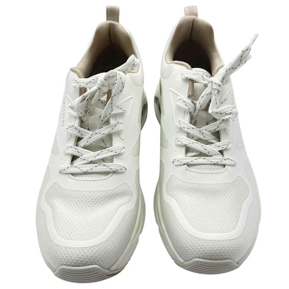 Skechers Los Angeles Women's US 10 White‎ Mesh Air Athletic Walking Sneakers - Picture 2 of 7